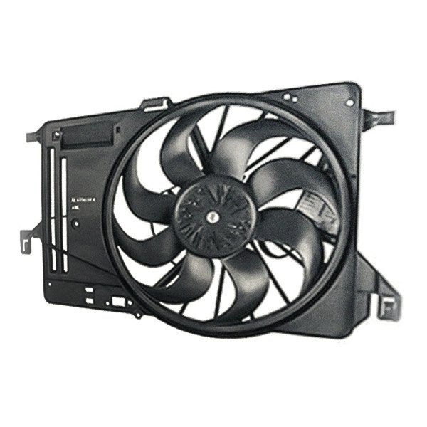 Replacement - Driver Side Radiator Cooling Single Fan Assembly