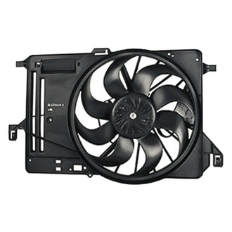 Replacement - Driver Side Radiator Cooling Single Fan Assembly