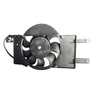 Replacement - Passenger Side A/C Condenser Single Fan Assembly