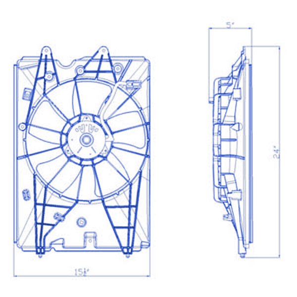 Replacement - Radiator Cooling Fan Assembly