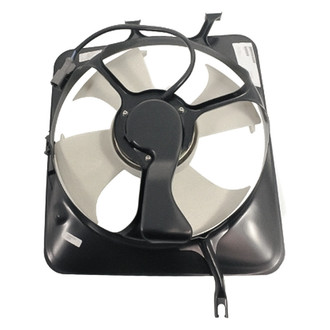 Replacement - Driver Side A/C Condenser Fan Assembly with Motor, Blade, Shroud