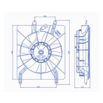 Replacement - Passenger Side A/C Condenser Fan Shroud Assembly