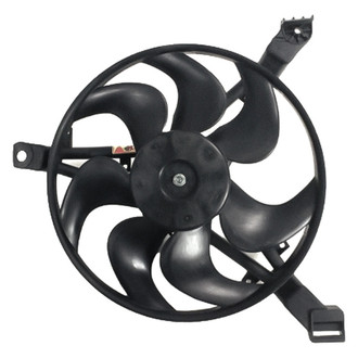 Replacement ID0019AA1091R00 - Passenger Side A/C Condenser Fan Assembly with Motor, Blade, Shroud