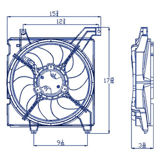 Replacement - Driver Side Radiator Cooling Fan Shroud Assembly