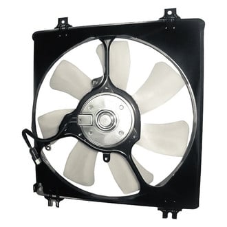 Replacement - Passenger Side A/C Condenser Single Fan Assembly