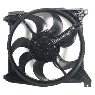 Replacement - Passenger Side Radiator Cooling Fan Assembly with Motor, Blade, Shroud