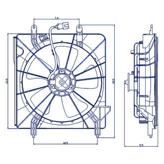 Replacement - Radiator Cooling Fan Assembly
