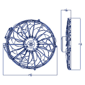 Replacement - Radiator and A/C Condenser Fan Kit