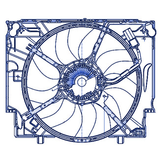 Replacement - Radiator Cooling Fan Assembly