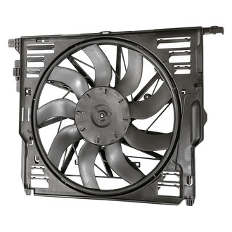 Replacement - Radiator And Condenser Fan Assembly with One Big Fan