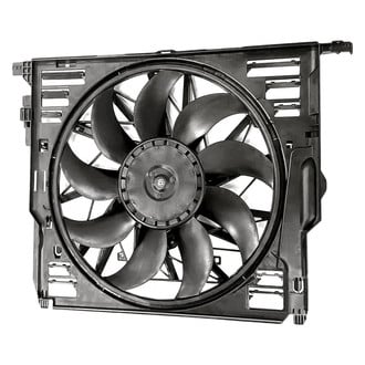 Replacement - Radiator And Condenser Fan Assembly with One Big Fan with Module Stamped 4662156