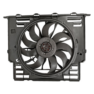 Replacement - Radiator And Condenser Fan Assembly with One Big Fan