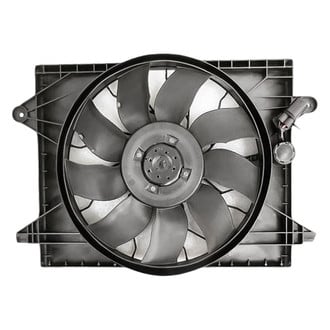 Replacement - Radiator And Condenser Fan Assembly with One Big Fan