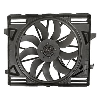 Replacement - Radiator And Condenser Fan Assembly with One Big Fan
