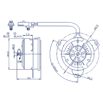 Replacement® - Engine Cooling Fan Motor