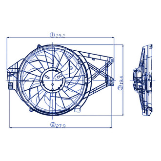 Replacement - Radiator Cooling Fan Assembly