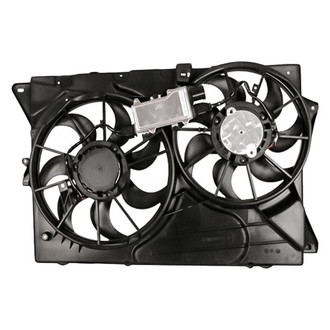 Replacement ID0019AA1450R00 - Radiator And Condenser Fan Assembly with Two Fans Side By Side