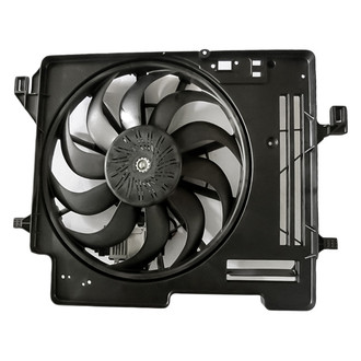 Replacement - Radiator And Condenser Fan Assembly with One Big Fan