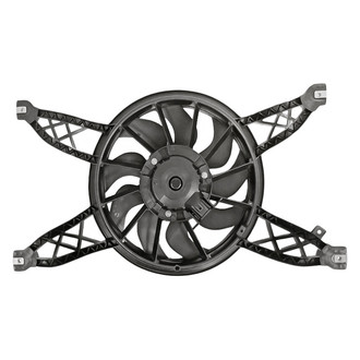 Replacement - Radiator And Condenser Fan Assembly with One Big Fan