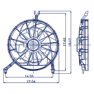 Replacement - Radiator Cooling Fan Assembly