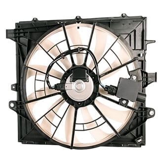 Replacement - Radiator Cooling Fan Assembly with Motor, Blade, Shroud, Fan Control Module