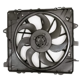 Replacement - Radiator And Condenser Fan Assembly with One Big Fan