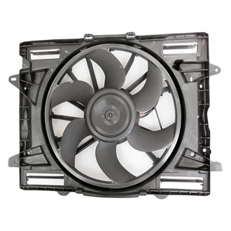 Replacement - Radiator And Condenser Fan Assembly with One Big Fan