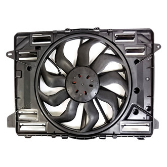 Replacement - Radiator And Condenser Fan Assembly with One Big Fan