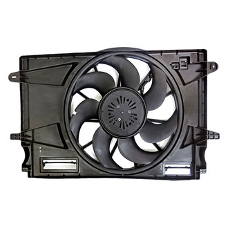 Replacement - Radiator And Condenser Fan Assembly with One Big Fan