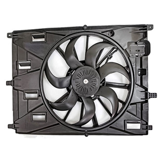 Replacement - Radiator And Condenser Fan Assembly with One Big Fan