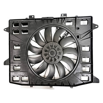 Replacement - Radiator And Condenser Fan Assembly with One Big Fan