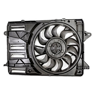 Replacement - Radiator And Condenser Fan Assembly with One Big Fan