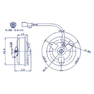 Replacement® - Engine Cooling Fan Motor
