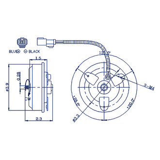 Replacement® - Engine Cooling Fan Motor