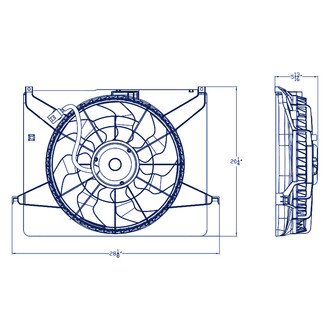 Replacement - Radiator Cooling Fan Assembly