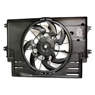 Replacement - Radiator And Condenser Fan Assembly with One Big Fan