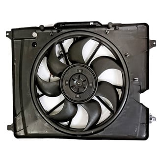 Replacement - Radiator And Condenser Fan Assembly with One Big Fan