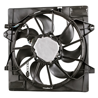 Replacement - Radiator And Condenser Fan Assembly with One Big Fan