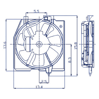 Replacement - Radiator and A/C Condenser Fan Set