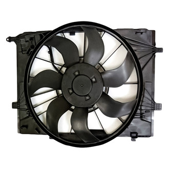 Replacement - Radiator And Condenser Fan Assembly with One Big Fan
