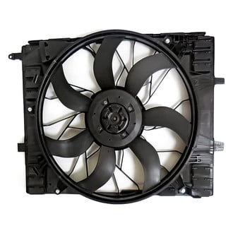 Replacement - Radiator And Condenser Fan Assembly with One Big Fan