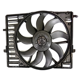 Replacement - Radiator And Condenser Fan Assembly with One Big Fan