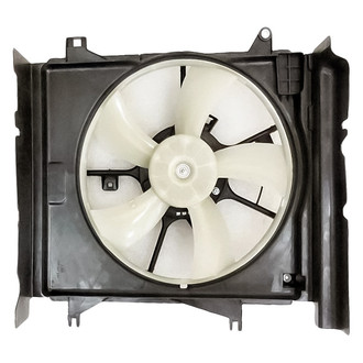 Replacement - Radiator And Condenser Fan Assembly with One Big Fan