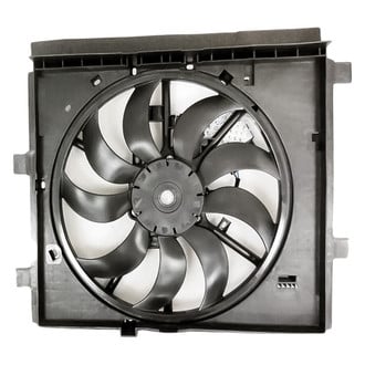 Replacement - Radiator And Condenser Fan Assembly with One Big Fan