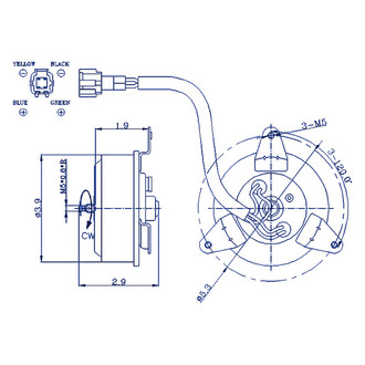 Replacement® - Engine Cooling Fan Motor