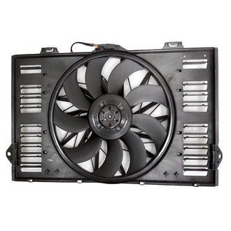 Replacement - Radiator And Condenser Fan Assembly with One Big Fan