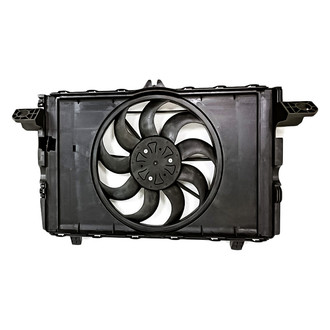 Replacement - Radiator And Condenser Fan Assembly with One Big Fan