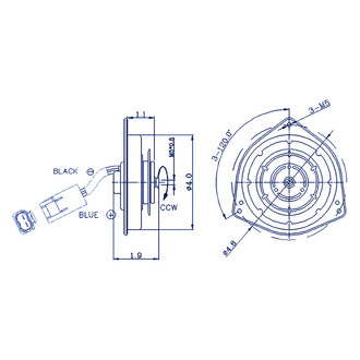 Replacement® - Engine Cooling Fan Motor