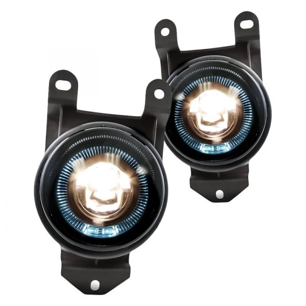 Replacement - Driver and Passenger Side Halo Projector Fog Lights