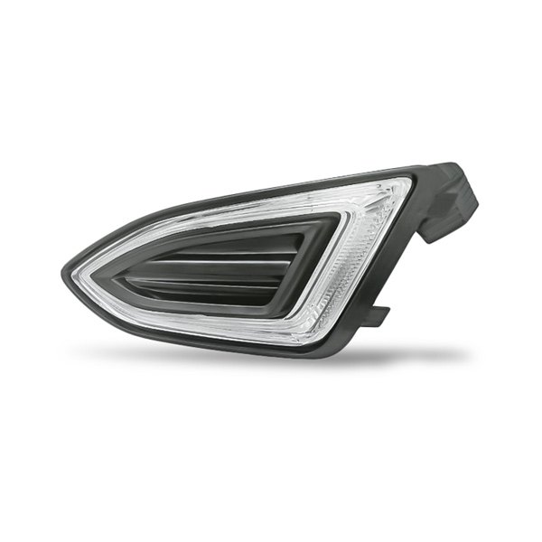 Replacement - Driver Side Black LED Parking Light